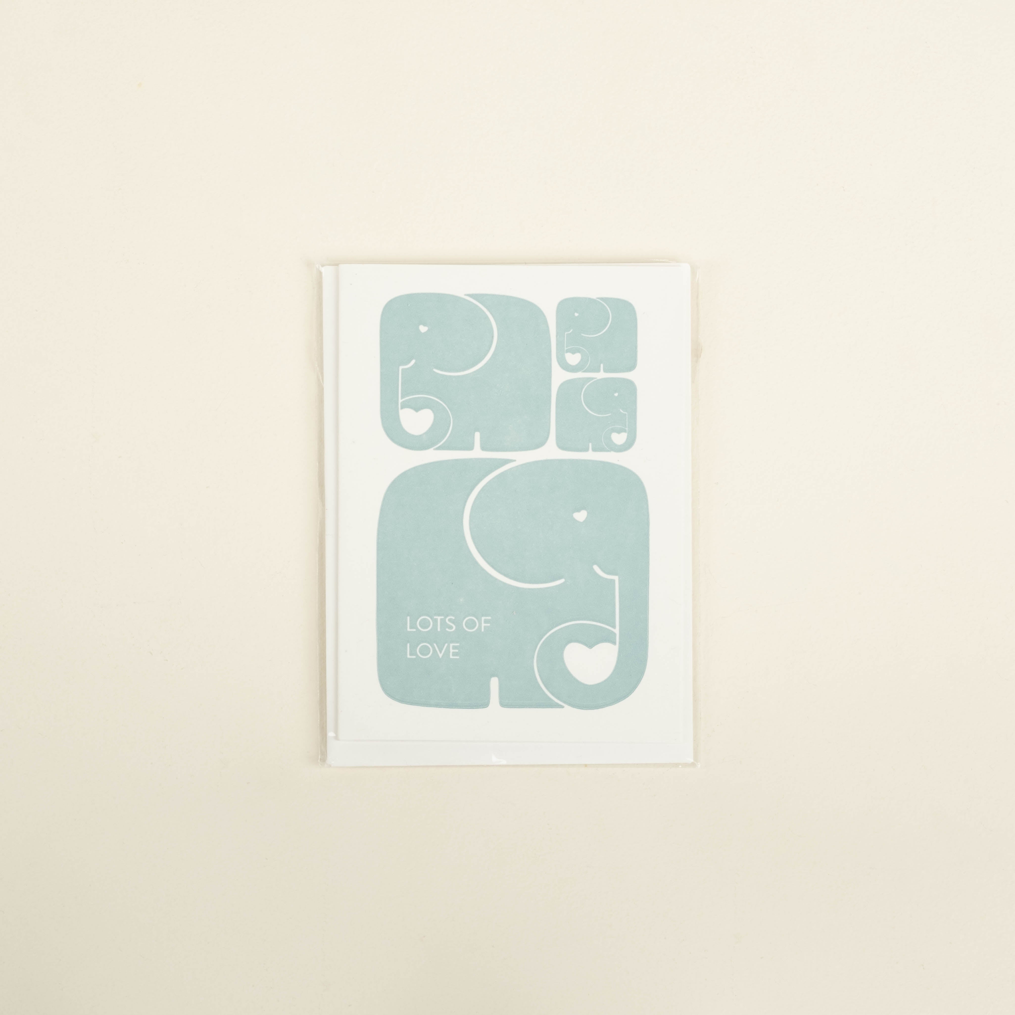 Lots of Love Letterpress Card