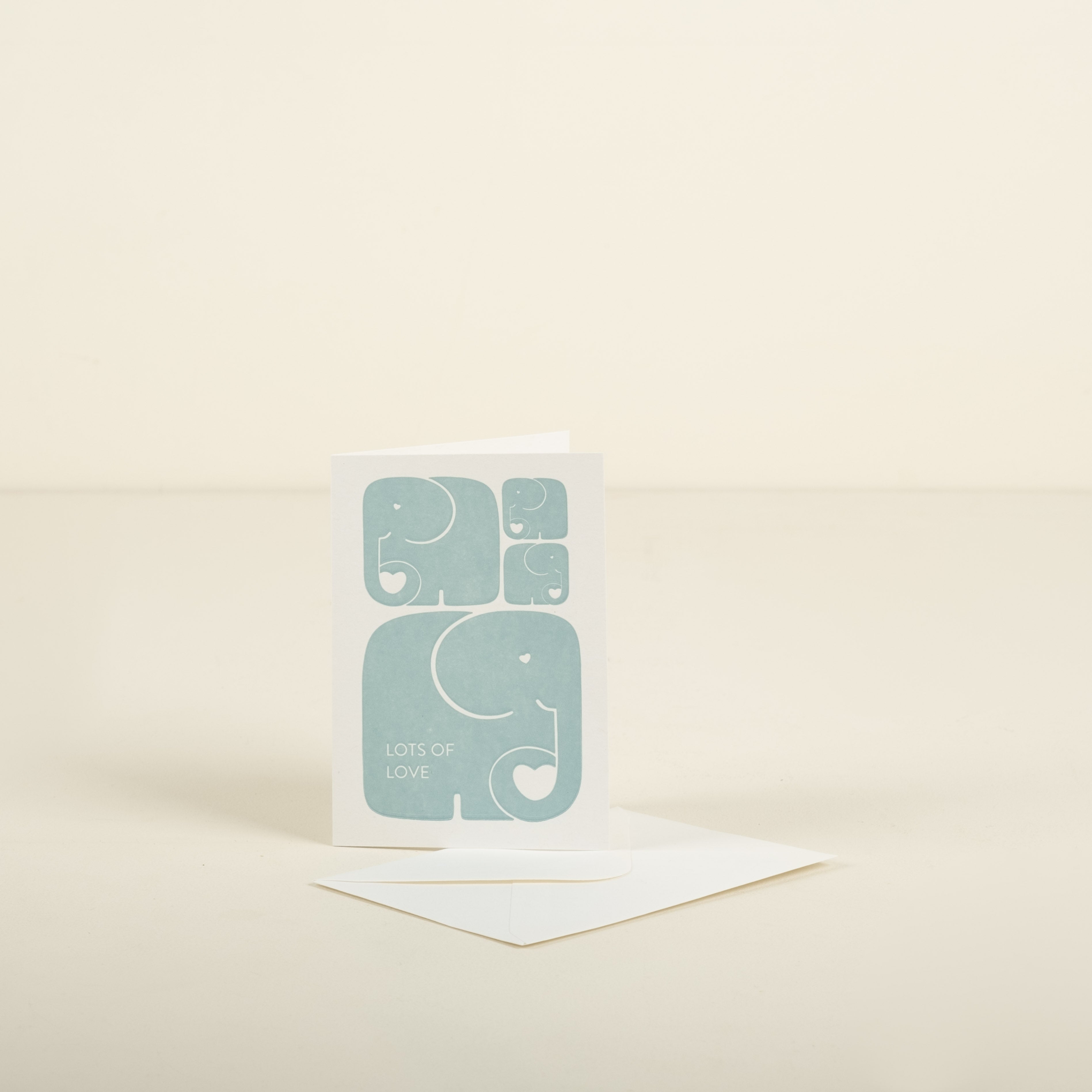 Lots of Love Letterpress Card 1