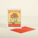 Love Birds Letterpress Card 1