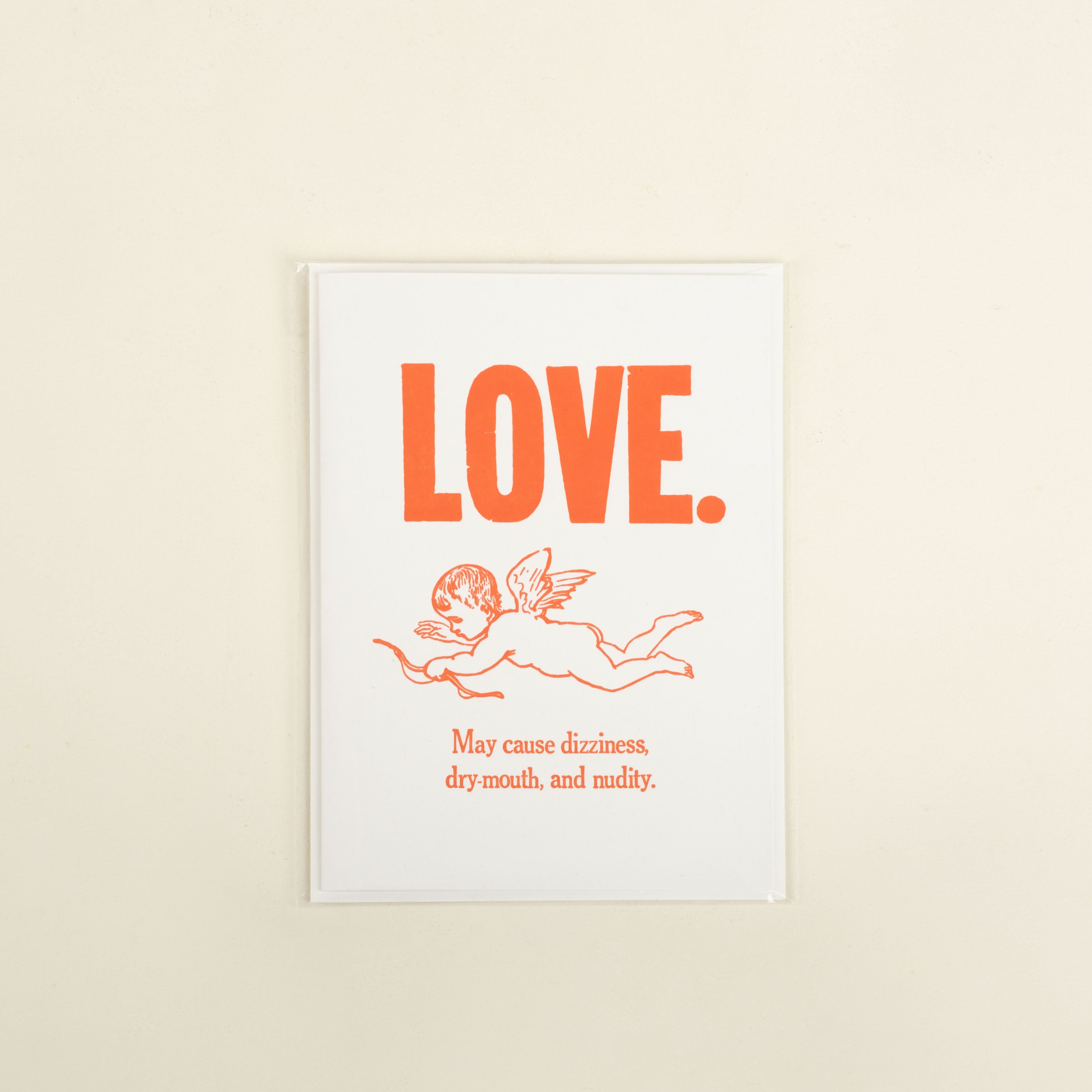 Love Letterpress Card
