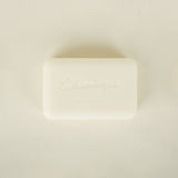 Bar of soap with 'Lothantique' branding on a beige background