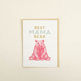 Mama Bear Letterpress Card