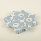 Marimekko Sky Blue Unikko Paper Napkins