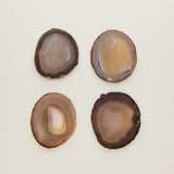 Natural Pedra Agate Coasters, Set of 4