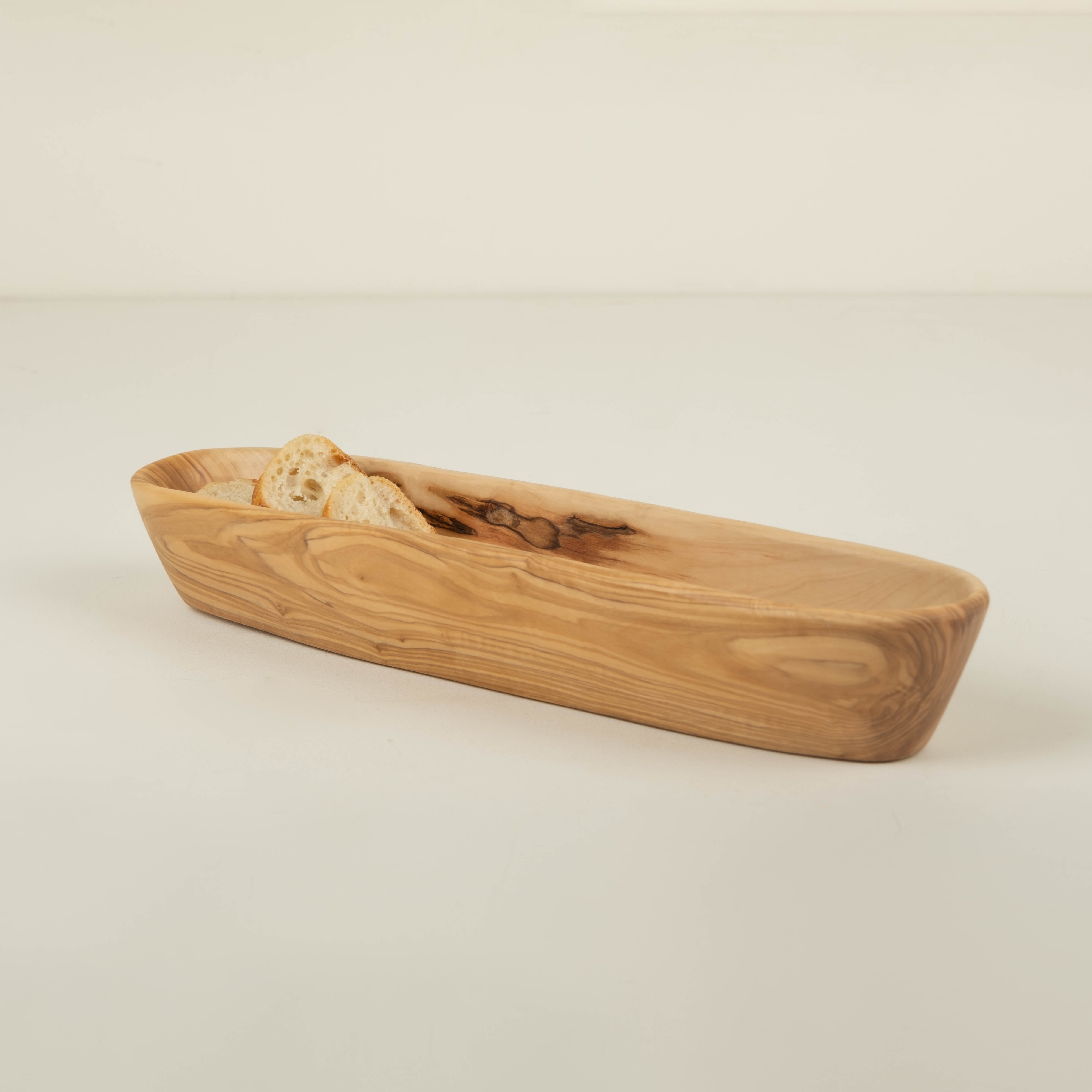 Olivewood Bread Basket 1