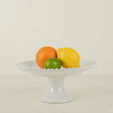 Pearl White Footed Plate