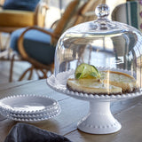 Pearl White Footed Plate