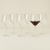 Pure Burgundy Glass Set of 6
