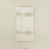 Reseda Linen Runner, White