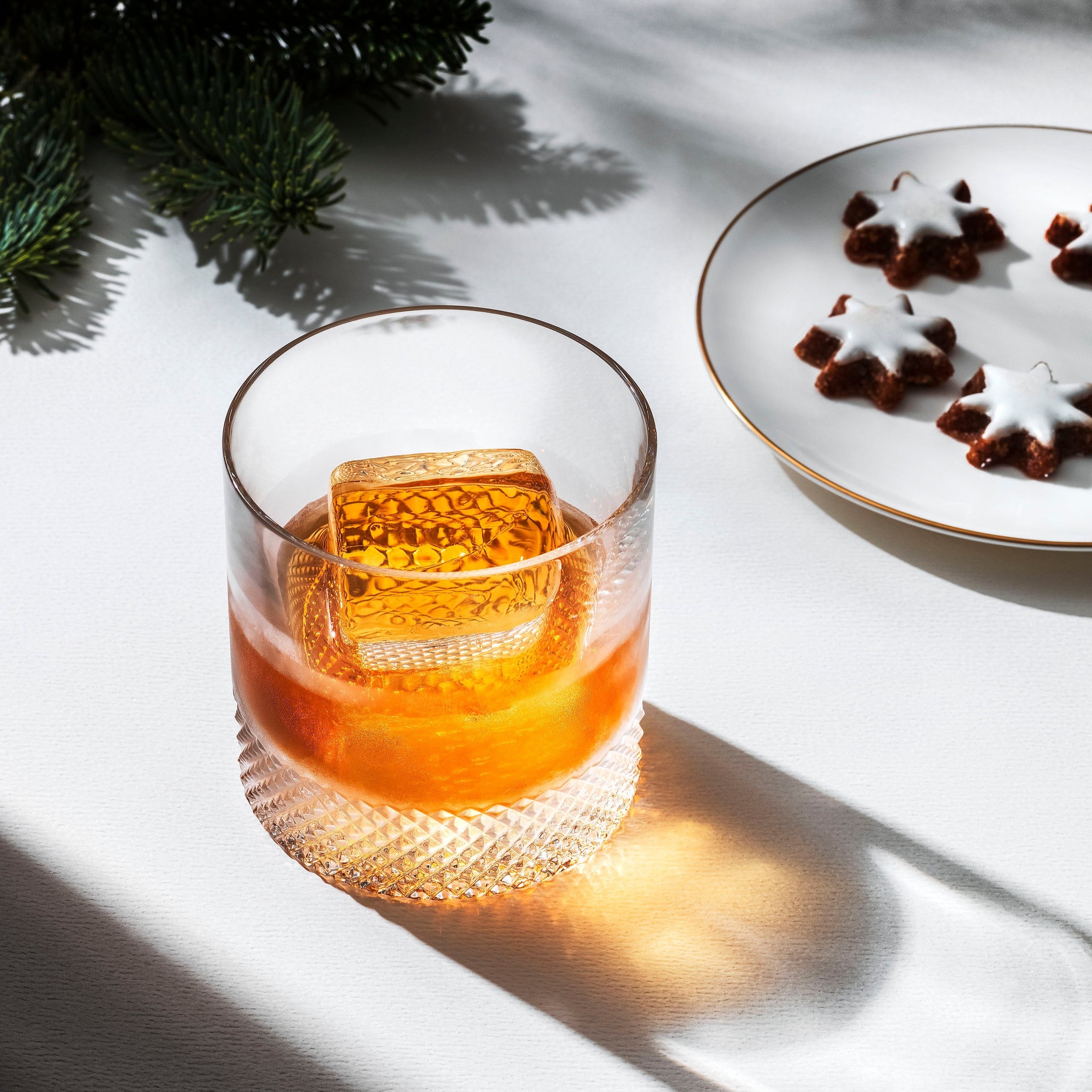 Diamond Double Old Fashioned Glass