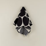 Rocks Tea Towel, Black