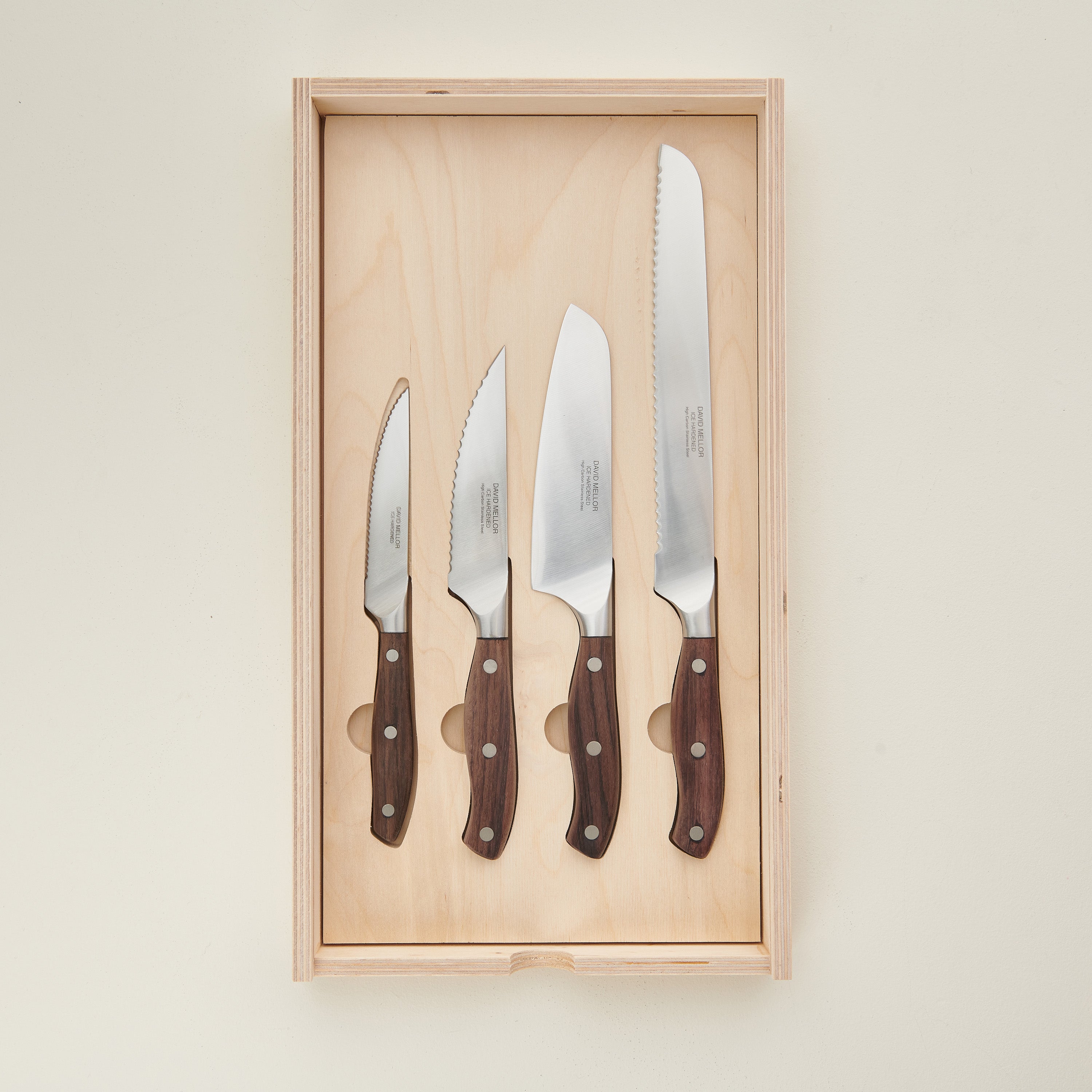 Rosewood Specialist Knife Set of 4