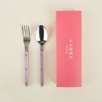 Children’s Fork & Spoon Set, Lilac