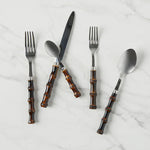 Panda 5-Piece Place Setting,  Dark Bamboo