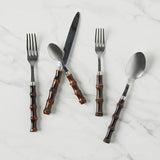 Panda 5-Piece Place Setting,  Dark Bamboo