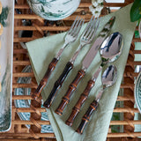 Panda 5-Piece Place Setting,  Dark Bamboo