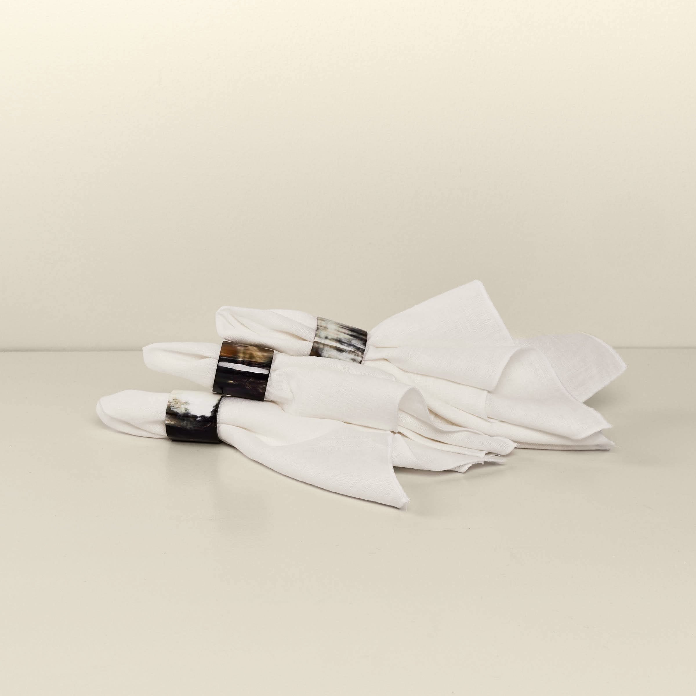 Set of 2 Horn Napkin Rings
