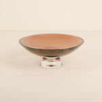 Silhouette Pedestal Fruit Bowl, Caramel