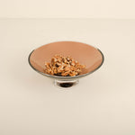 Silhouette Pedestal Fruit Bowl, Caramel