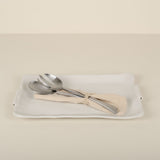 Slate Stainless Salad Servers Lifestyle 2