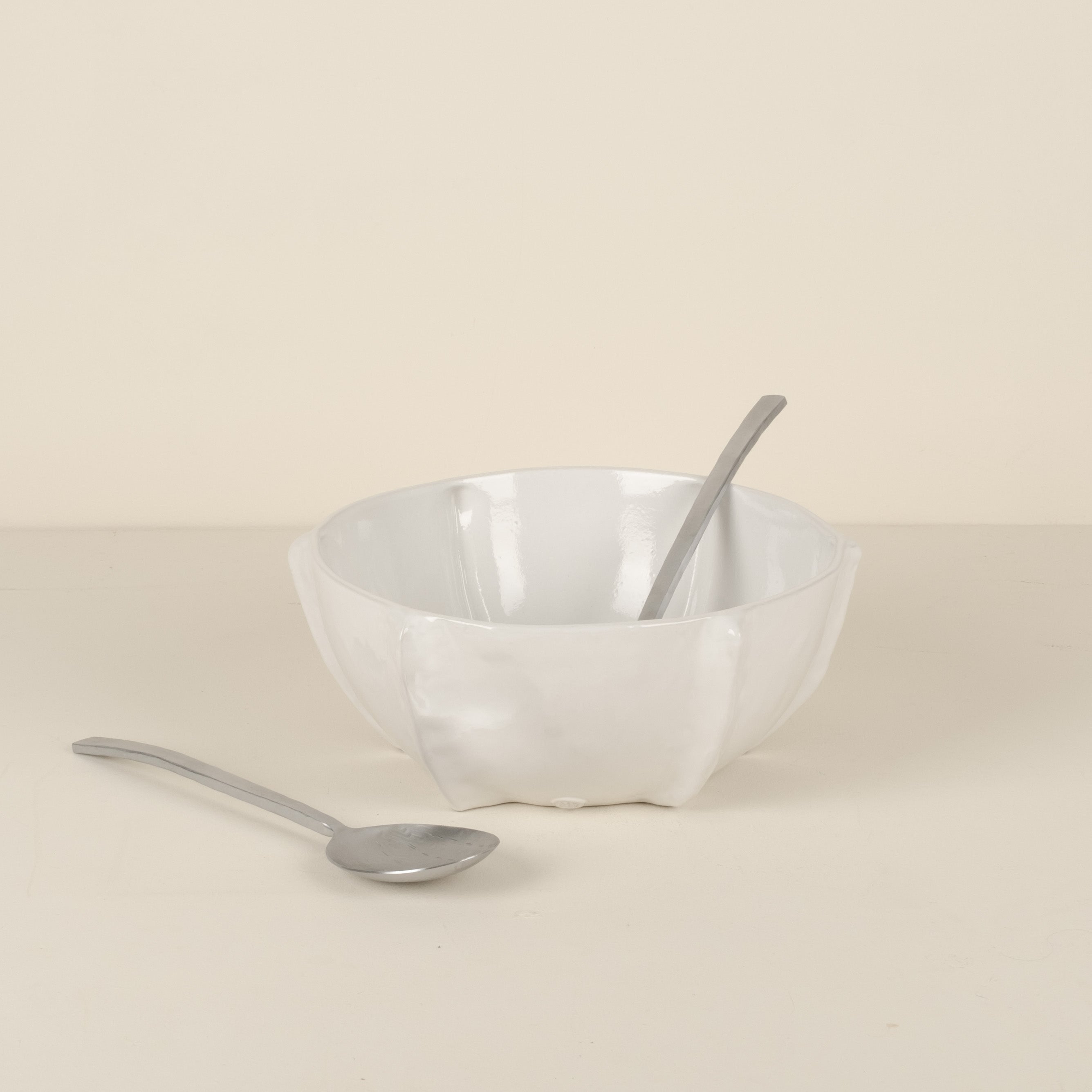Slate Stainless Salad Servers Lifestyle 3