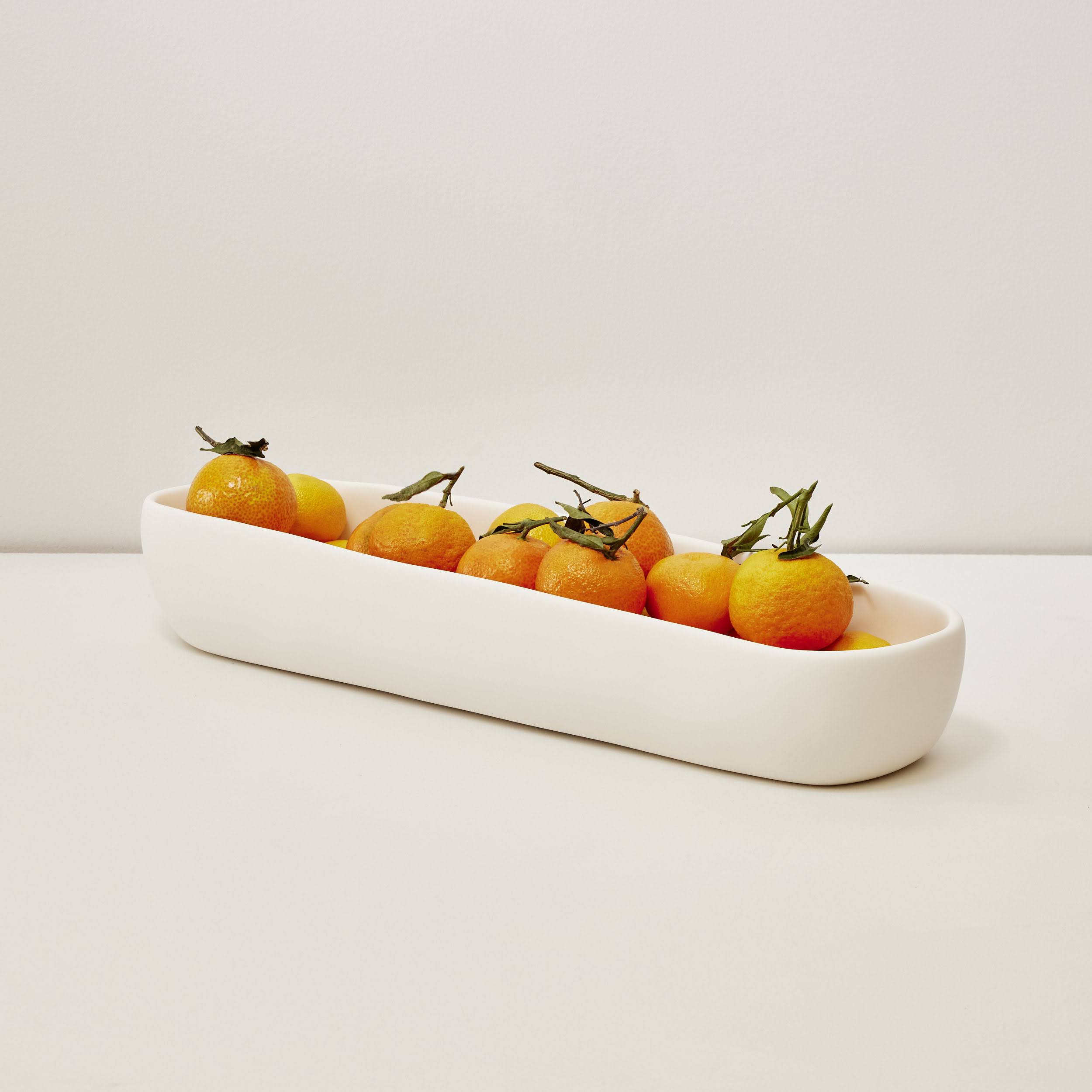 White Resin Short Trough