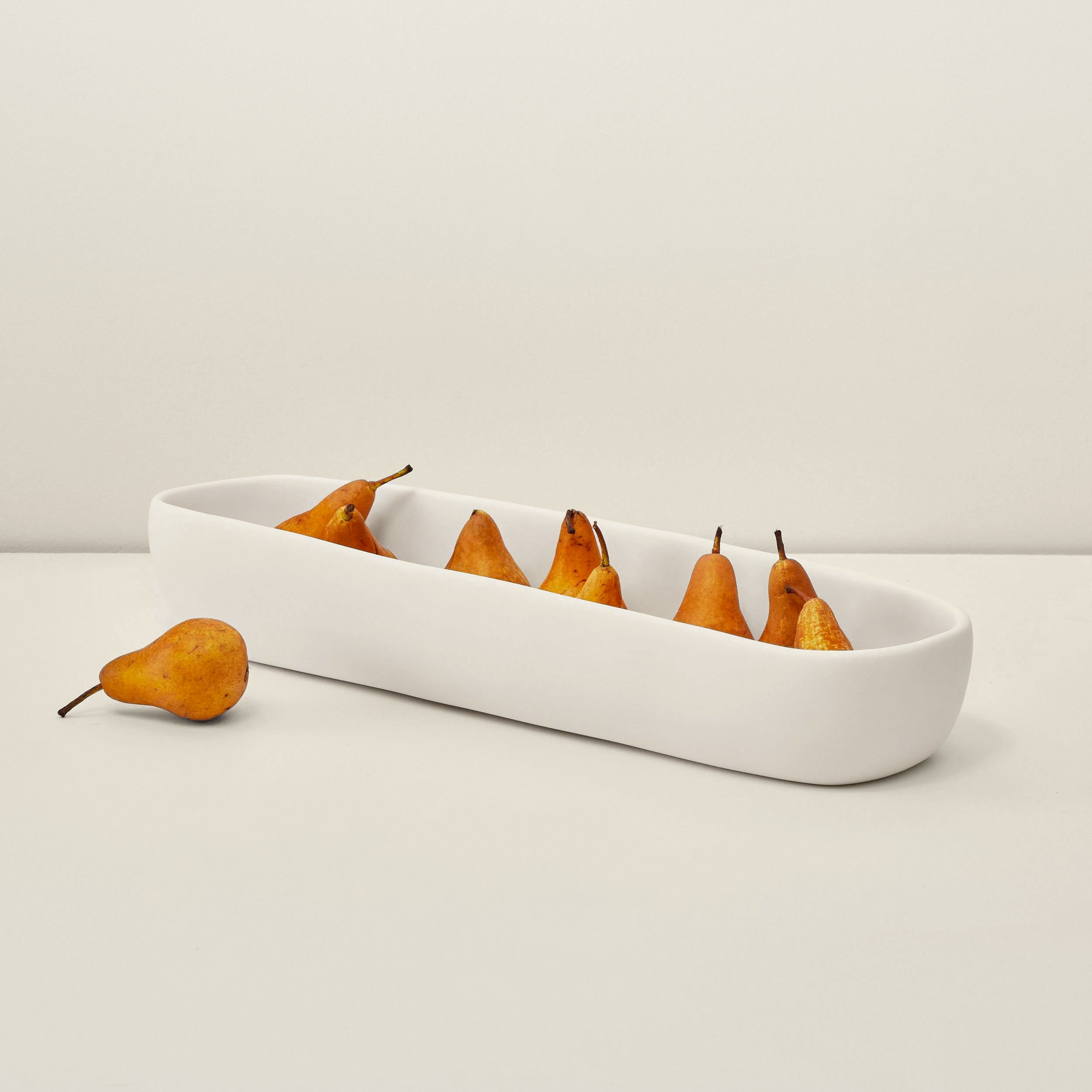 White Resin Short Trough