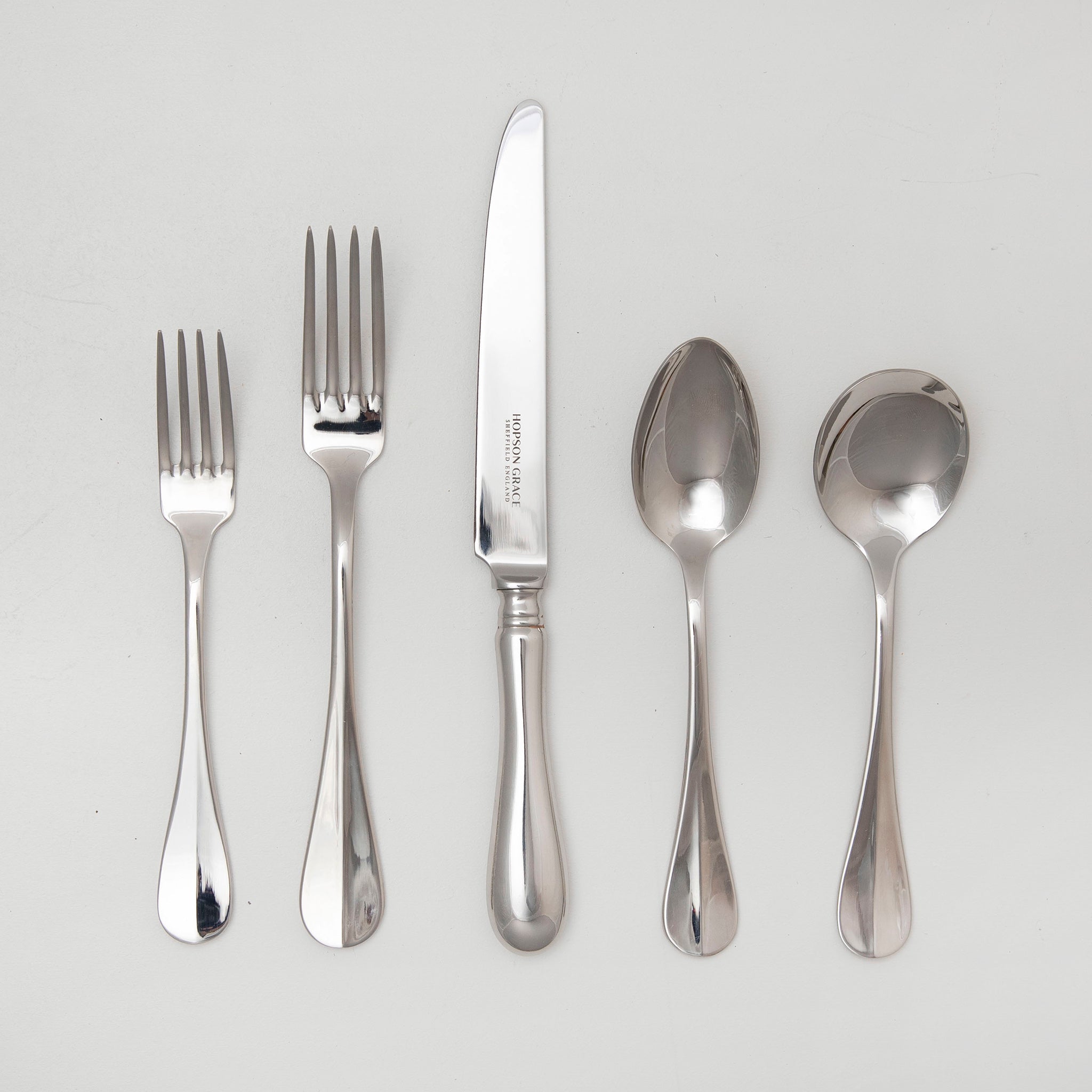 Trinity Stainless Steel 5-Piece Place Setting