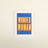 Wonder Woman Letterpress Card