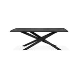 Mikado Rectangular Dining Table, Black Oak