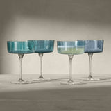 Gems Champagne/Cocktail, Sapphire Set/4