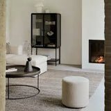 FLOOR MODEL | Small Barrow Pouf, Off White