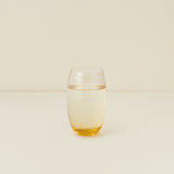 Large Curved Tumbler, Amber