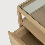 Oak Spindle Bedside Table