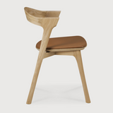 Bok Dining Chair, Oak with Cognac Leather