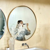 Oak Layers Wall Mirror