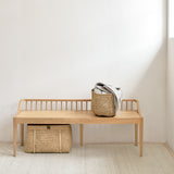 Oak Spindle Bench