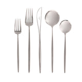 Moon 5-Piece Place Setting, Polished Stainless