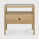 Oak Spindle Bedside Table