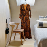 Bok Dining Chair, Oak with Cognac Leather