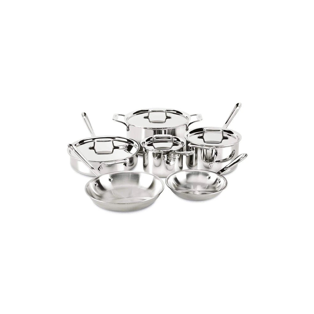 All-Clad D5 Polished Collection, 10-Piece Stainless Set
