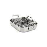 All-Clad Small Stainless Steel Roasting Pan with Rack