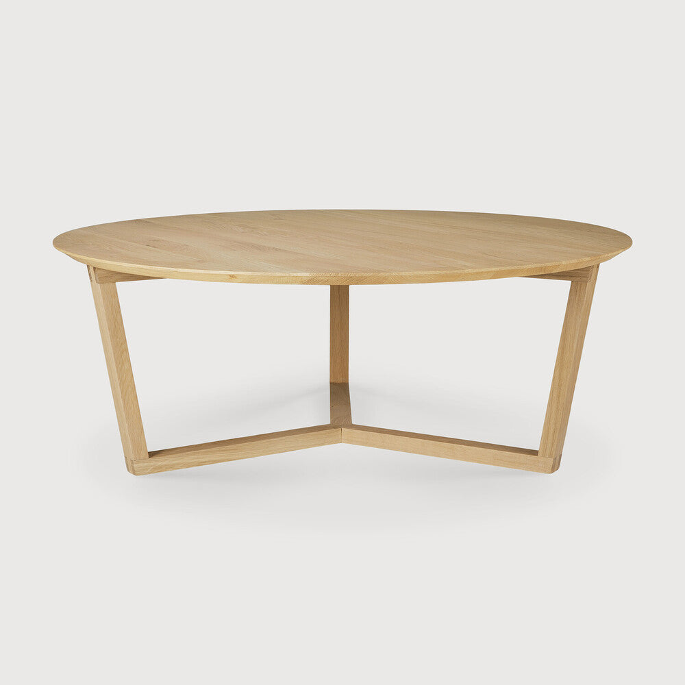 Oak Tripod Coffee Table