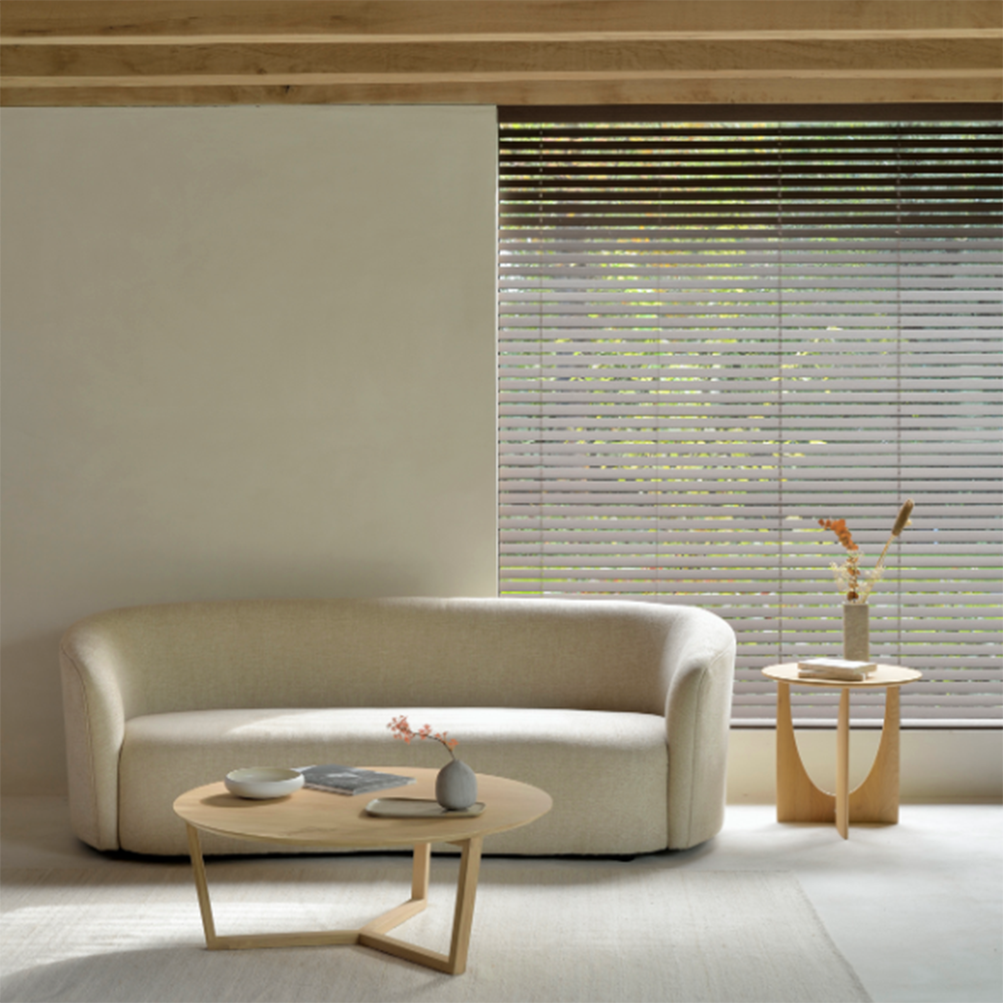 Oak Tripod Coffee Table