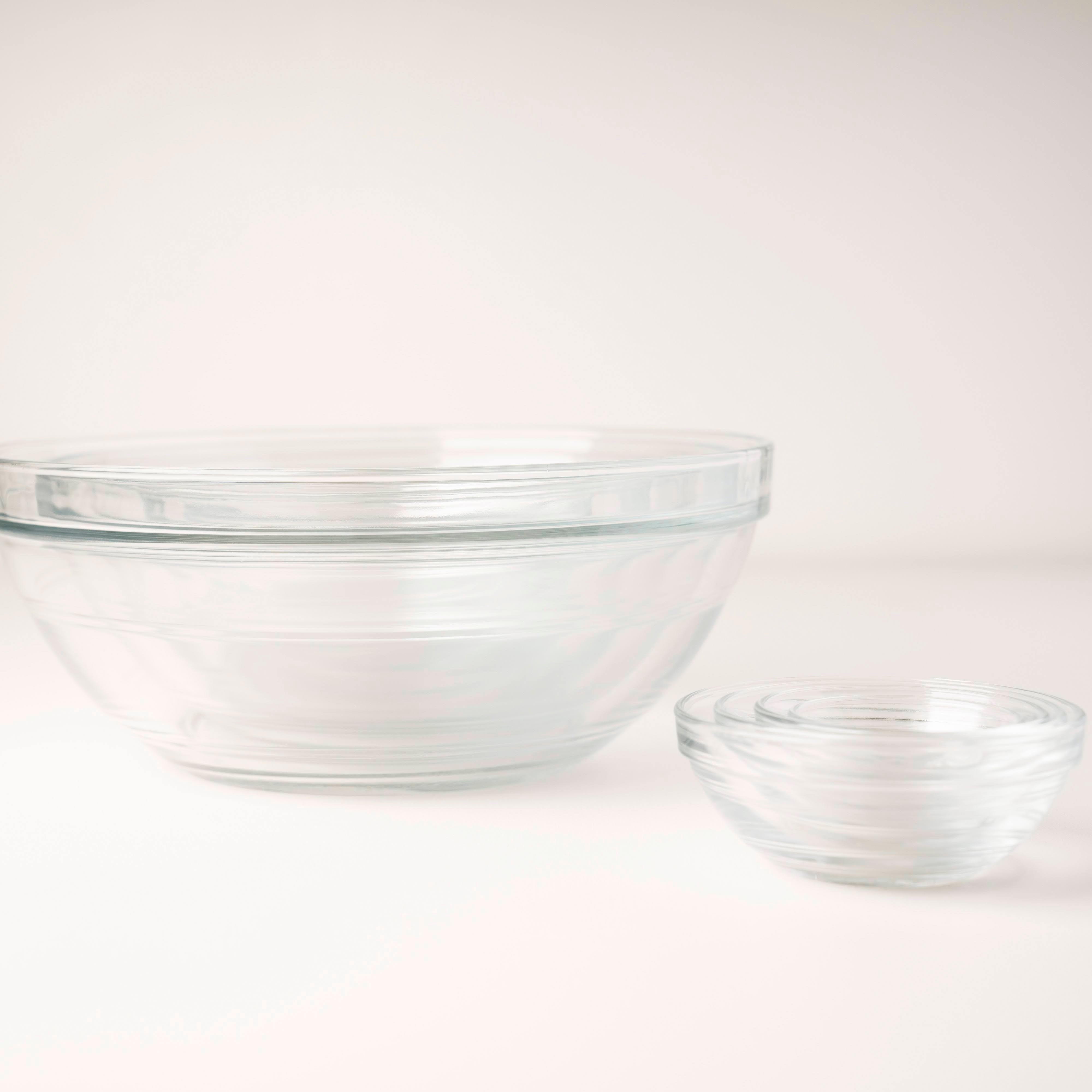 Lys Set of 9 Stacking Glass Bowls