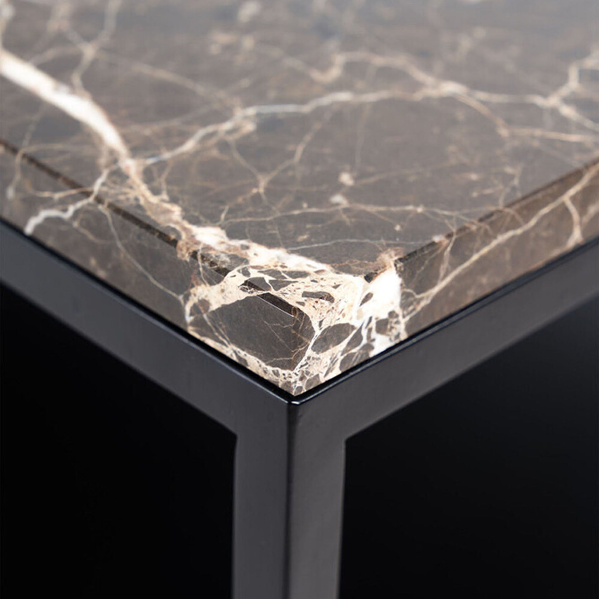 Stone Coffee Table, Dark Emperador