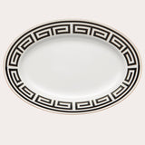 Labirinto Nero Large Oval Platter, 15.5"