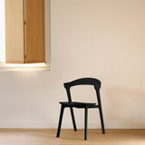 FOOR SAMPLE | Bok Dining Chair, Black Oak