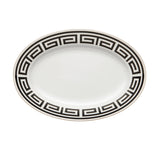 Labirinto Nero Large Oval Platter, 15.5"