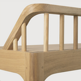 Oak Spindle Bench